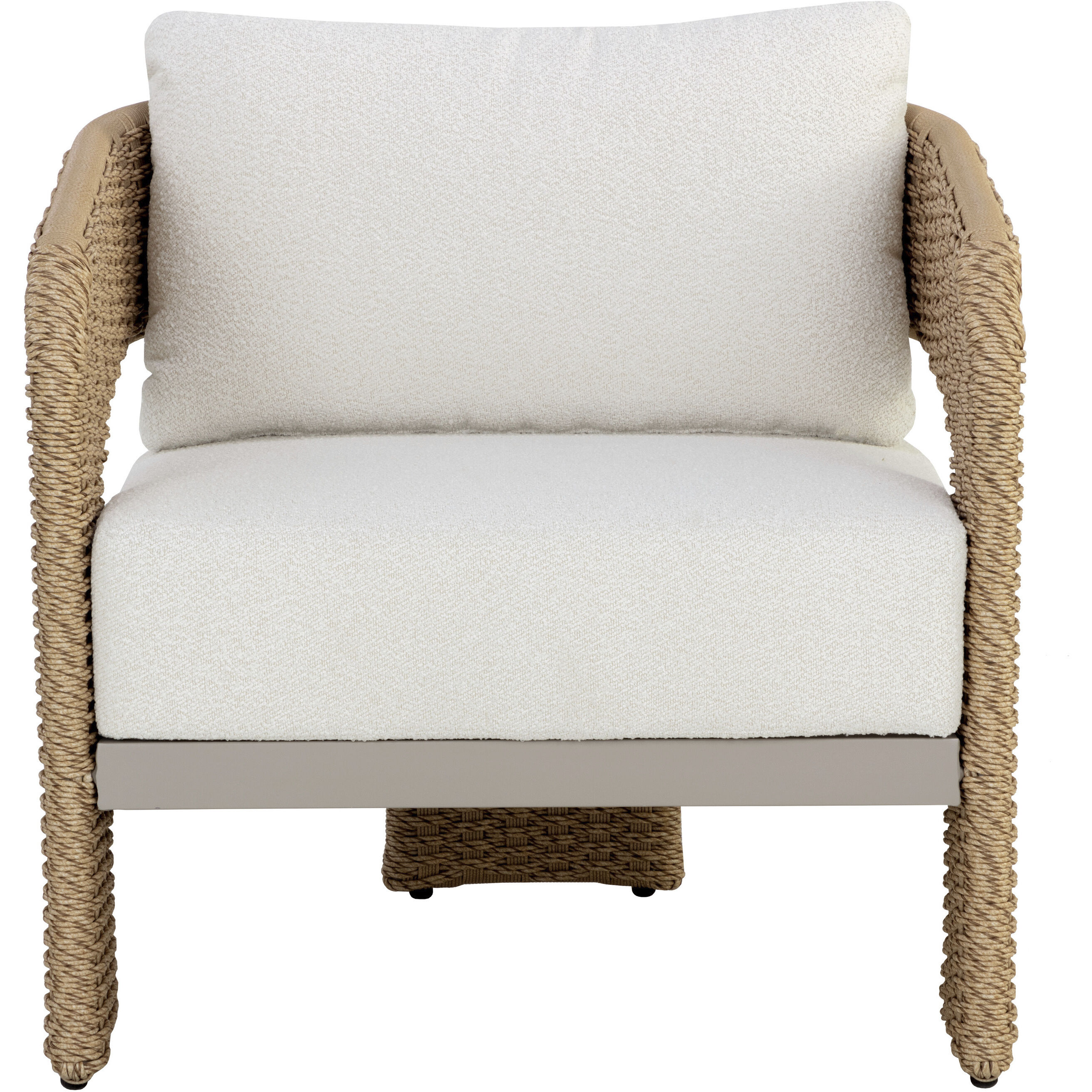 Pylos Natural / Louis Cream Outdoor Lounge Chair